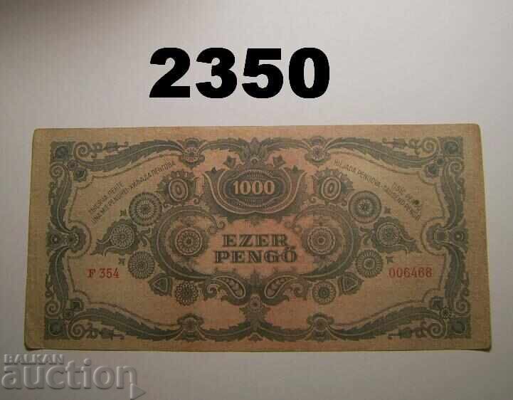 Унгария 1000 пенгьо 1945 с цена 5.00 лв. | € 2.56 Унгария 1000 пенгьо 1945 с цена 5.00 лв. | € 2.56