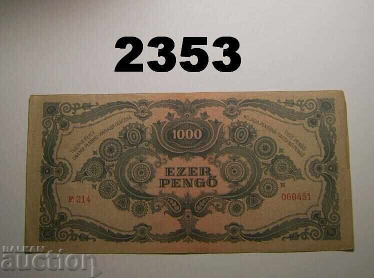 Hungary 1000 Pengő 1945 with price 4.00 BGN | € 2.05
