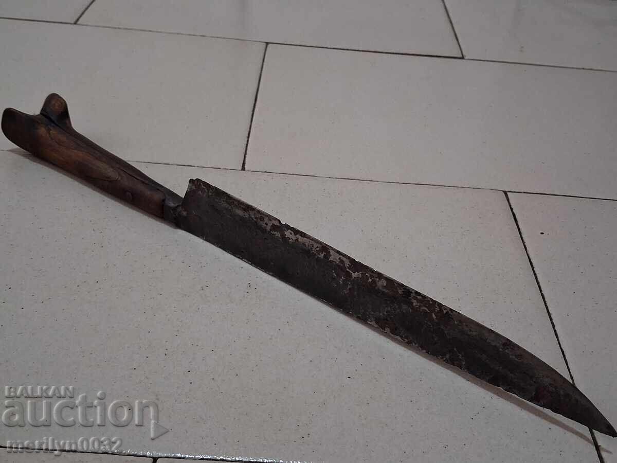 Karaculak with sheath knife, buffalo horn - 5