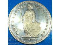 Switzerland 1 franc 1992 Helvetia PROOF UNC