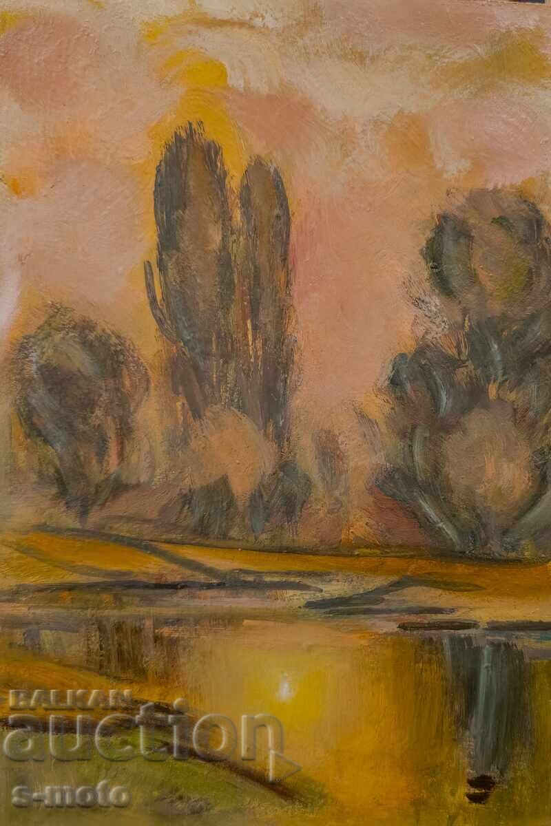 Tablou ulei peisaj cu preț 180.00 BGN | € 92.03 Tablou ulei peisaj cu preț 180.00 BGN | € 92.03