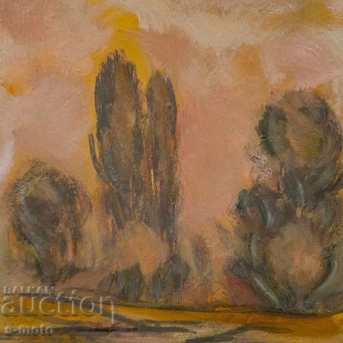 Licitație Tablou ulei peisaj Licitație Tablou ulei peisaj