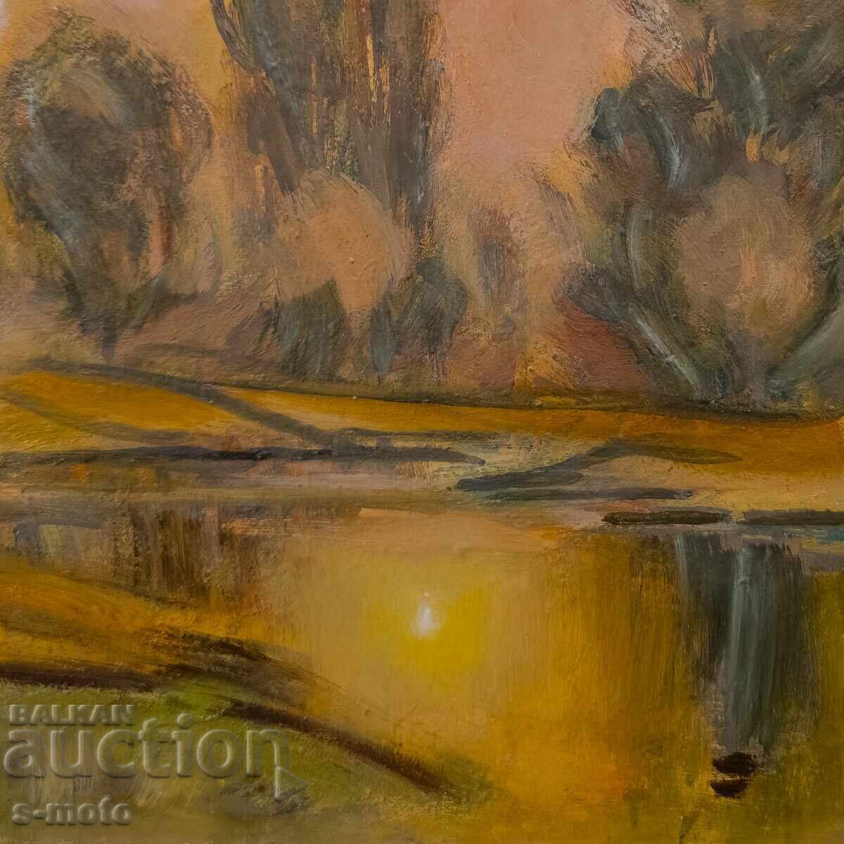 Livrarea Tablou ulei peisaj Livrarea Tablou ulei peisaj