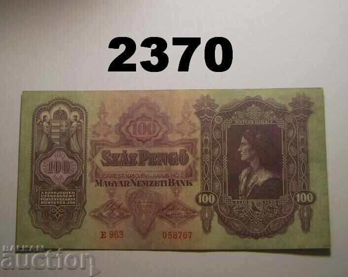 Hungary 100 Pengő 1930