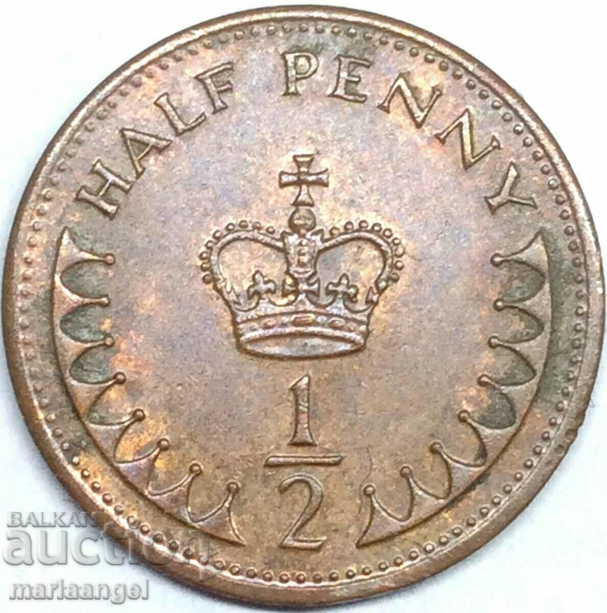 Аукцион Великобритания 1982 1/2 пени Виктория UNC