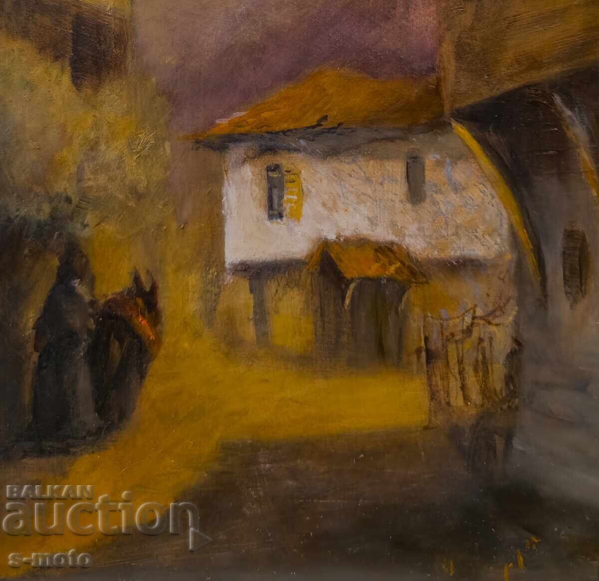 Tablou ulei, peisaj urban - 7