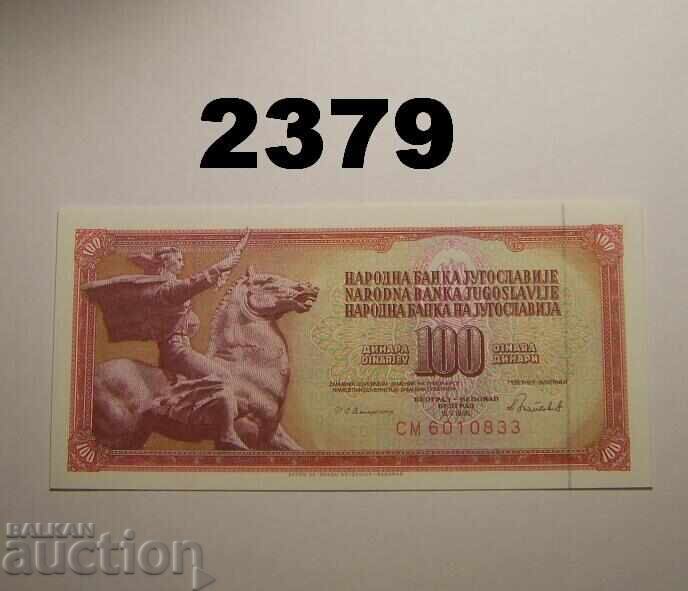 Iugoslavia 100 dinari 1986