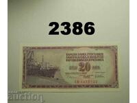 Iugoslavia 20 de dinari 1978