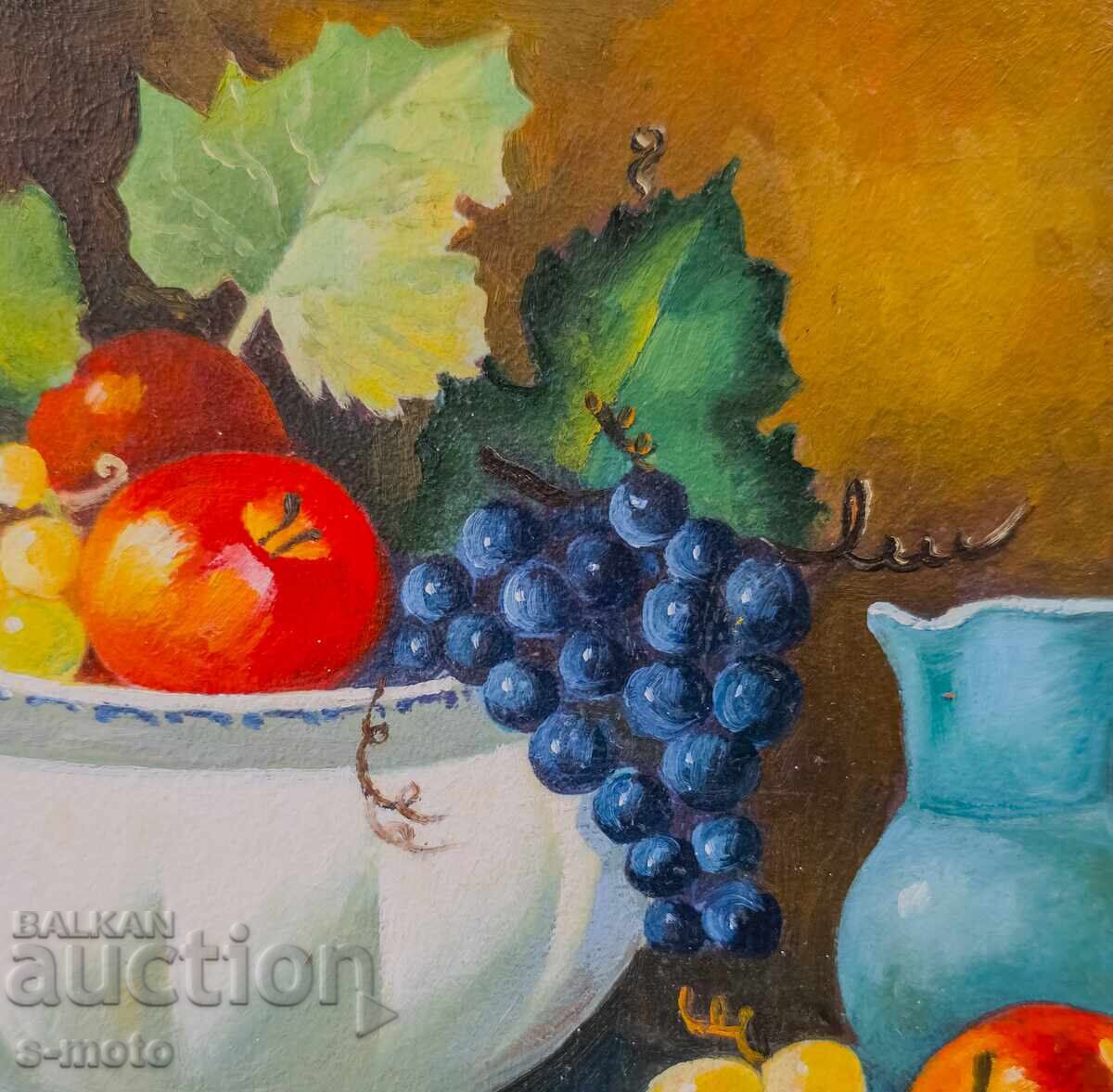 Auction Oil painting still life with flowers Auction Oil painting still life with flowers