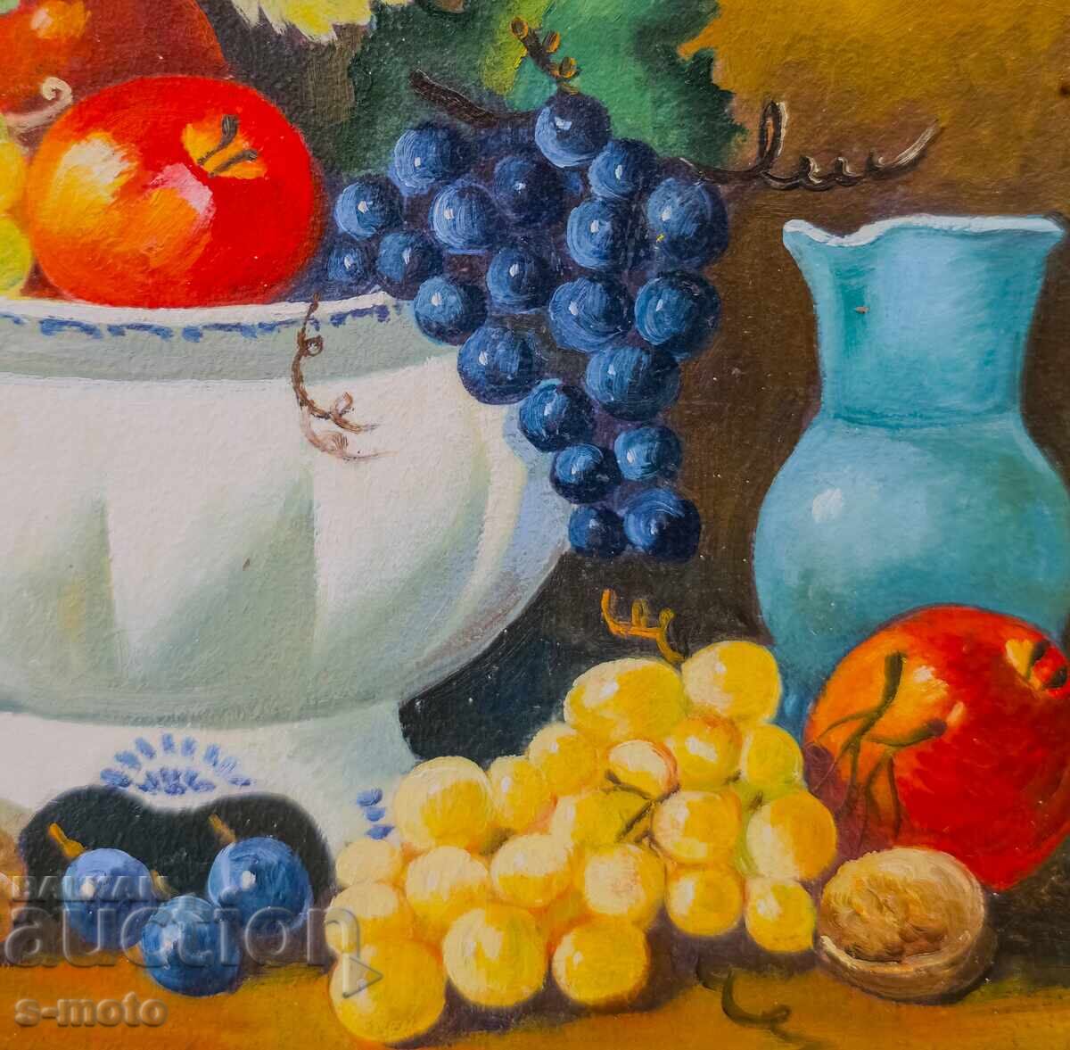 Delivery of Oil painting still life with flowers Delivery of Oil painting still life with flowers