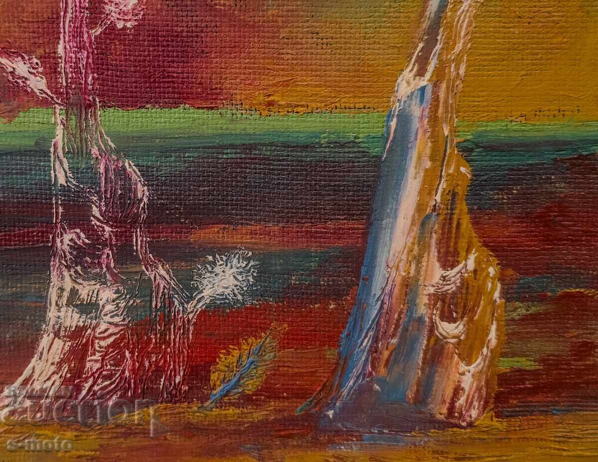 Έργο ζωγραφικής με λάδι θαλασσινό τοπίο - 7