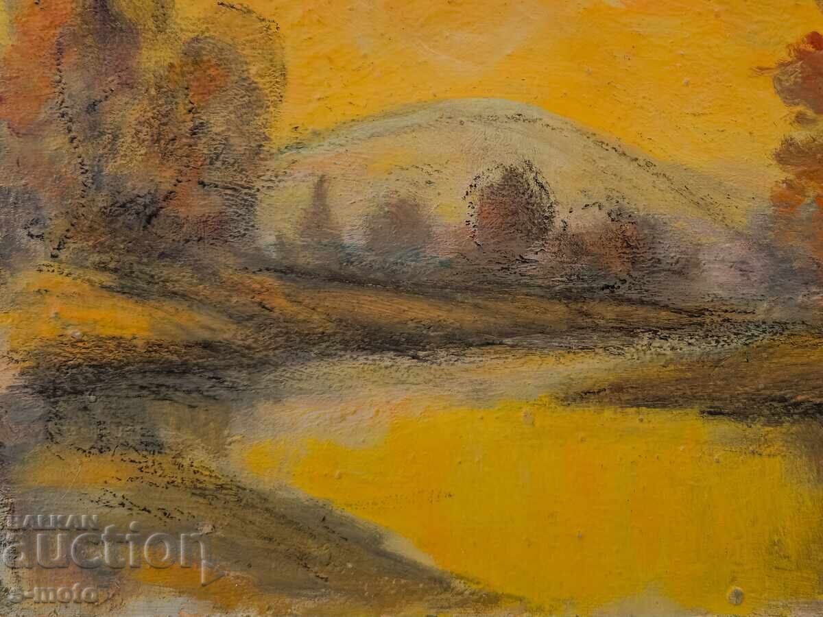 Παράδοση Έργο ζωγραφικής με λάδι, τοπίο Παράδοση Έργο ζωγραφικής με λάδι, τοπίο