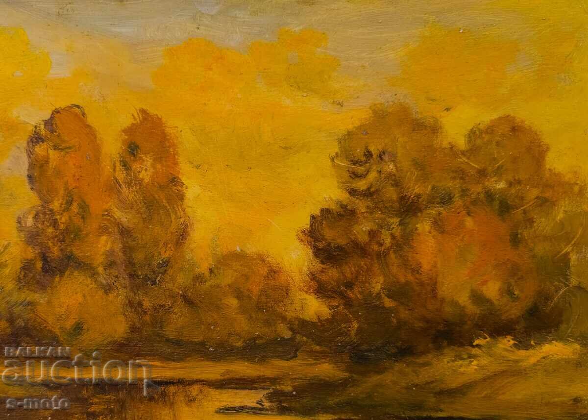 Παράδοση Έργο ζωγραφικής με λάδι, τοπίο Παράδοση Έργο ζωγραφικής με λάδι, τοπίο