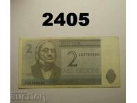 Estonia 2 coroane 1992