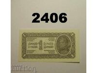 Yugoslaviya 1 δηνάριο 1944