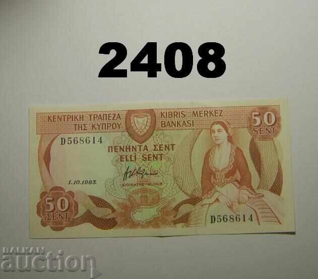 Κύπρος 50 σεντ 1983 Κύπρος 50 σεντ 1983