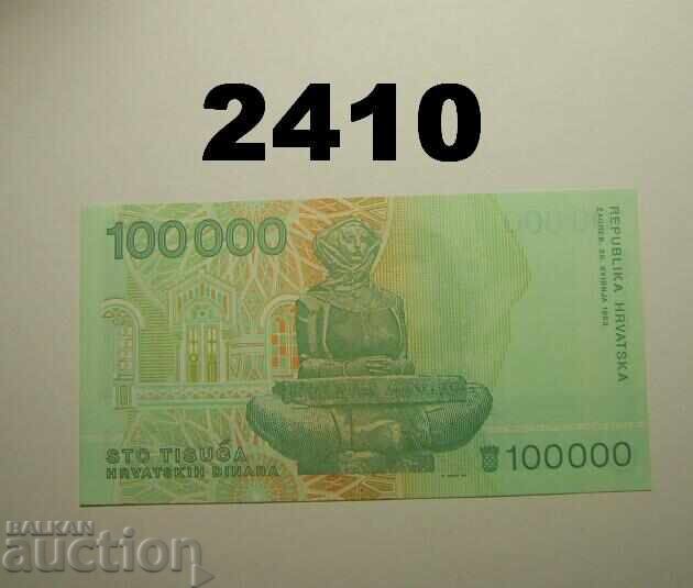 Croatian 100,000 Dinara 1993 Croatia with price 2.00 BGN | € 1.02 Croatian 100,000 Dinara 1993 Croatia with price 2.00 BGN | € 1.02