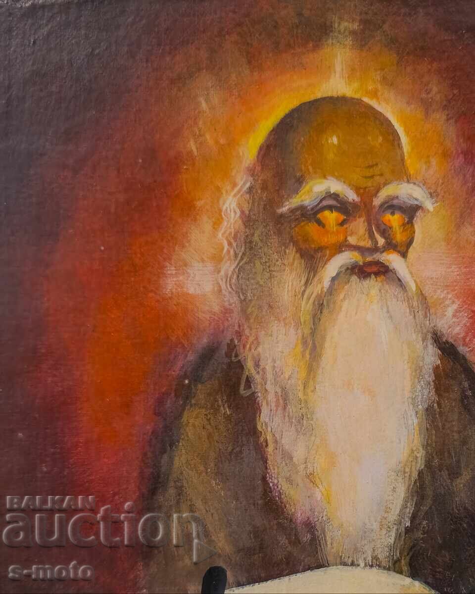 Аукцион Картина маслени бои портрет 1999г.