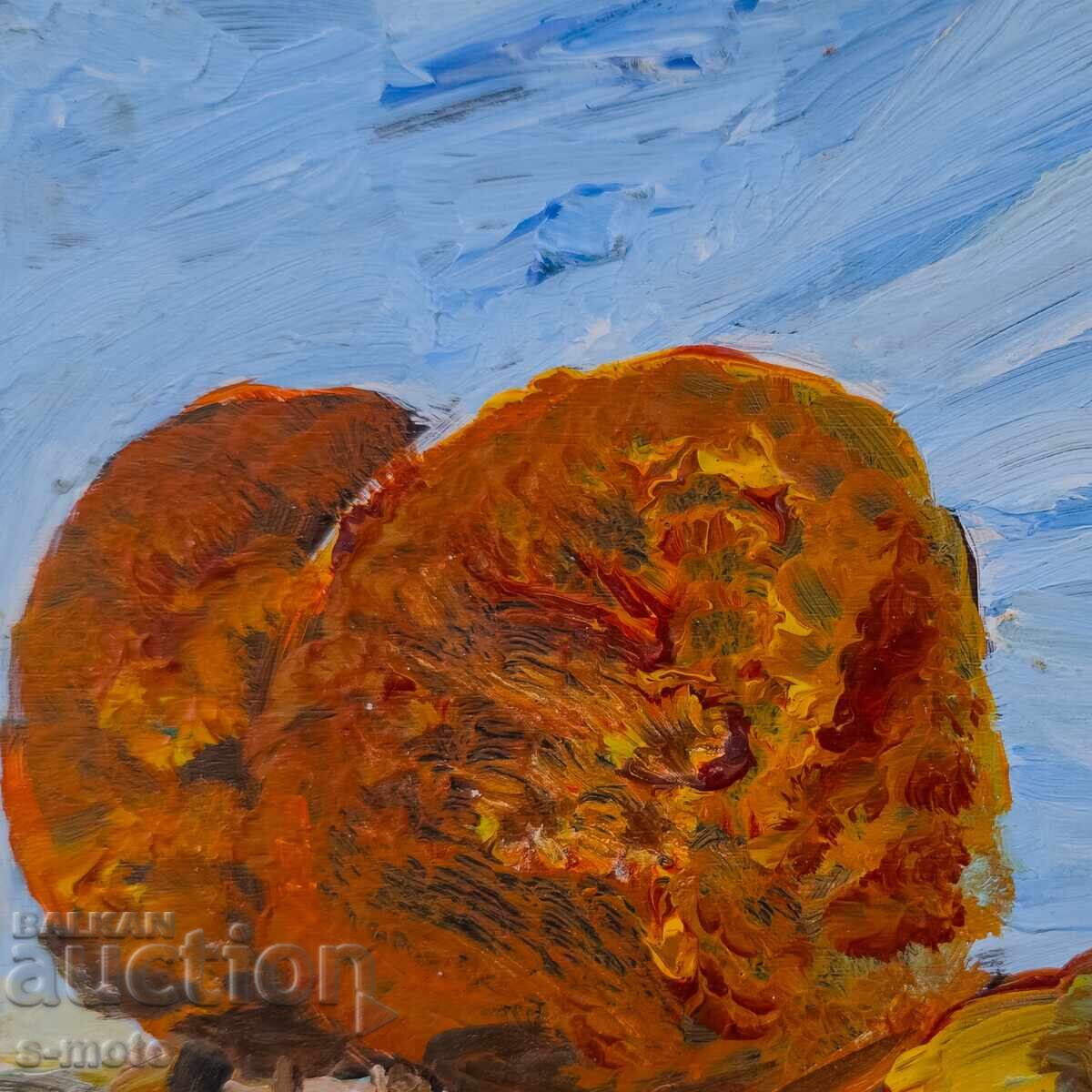 Delivery of Contemporary acrylic landscape painting