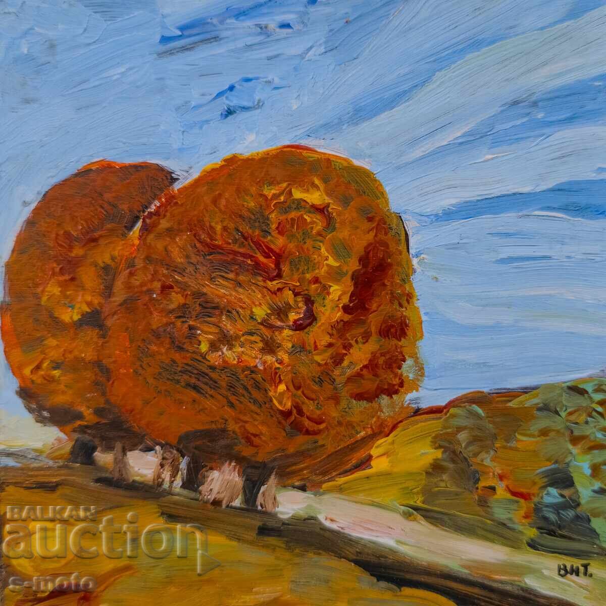 Contemporary acrylic landscape painting - 5