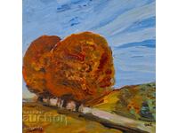 Contemporary acrylic landscape painting