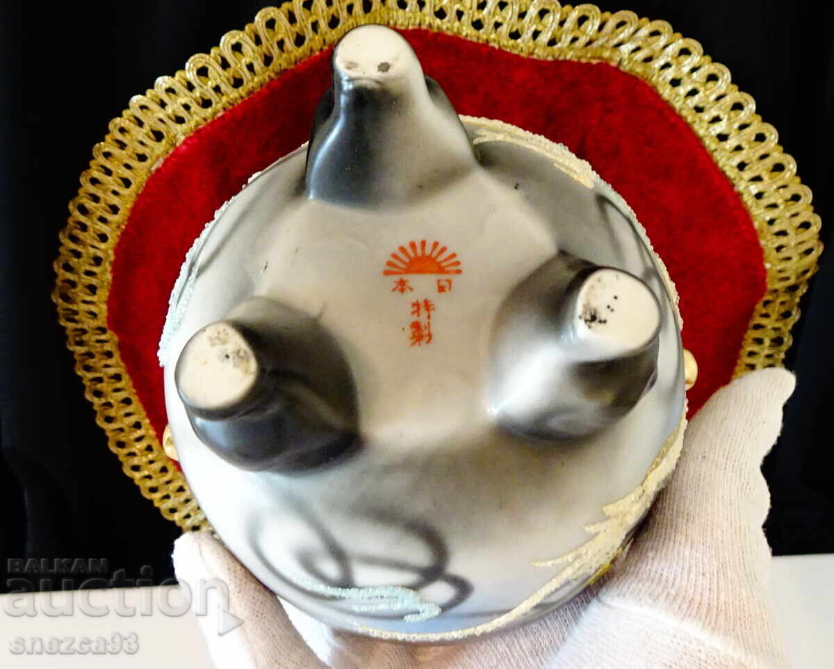 Tămâie, vas de tămâie porțelan japonez Satsuma, dragon - 7 Tămâie, vas de tămâie porțelan japonez Satsuma, dragon - 7