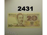 Poland 20 Zloty 1982