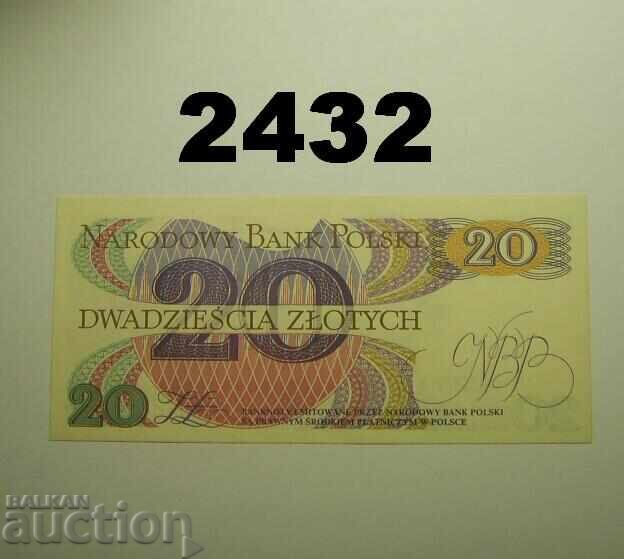 Πολωνία 20 ζλότι 1982 με τιμή 1.00 BGN | € 0.51