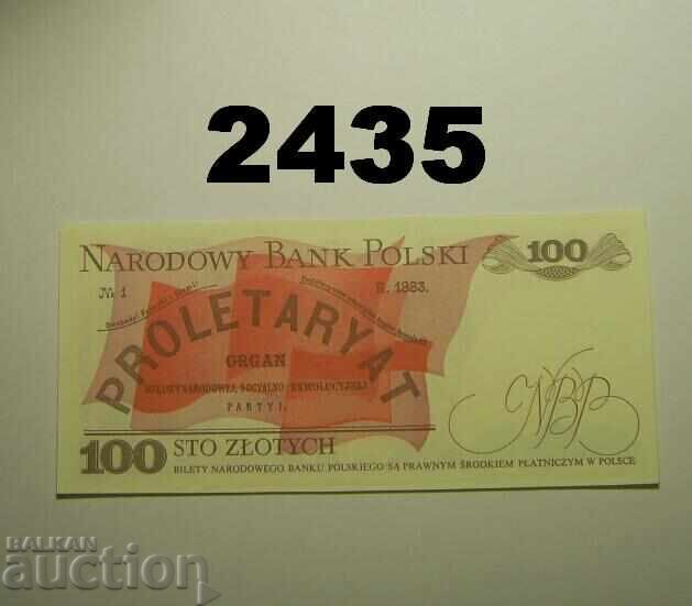 Poland 100 Zloty 1986 with price 2.00 BGN | € 1.02