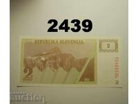 Slovenia 2 Tolars 1990
