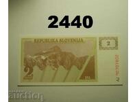 Slovenia 2 tolar 1990