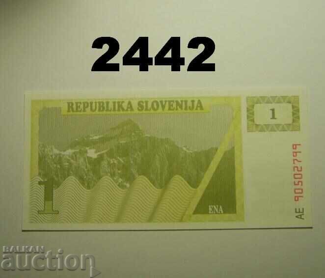 Slovenia 1 tolar 1990