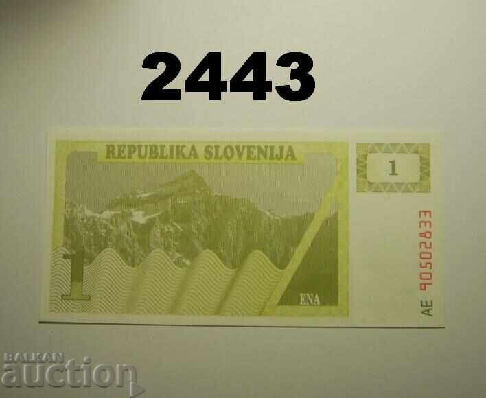 Slovenia 1 Tolar 1990