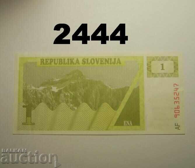 Slovenia 1 Tolar 1990