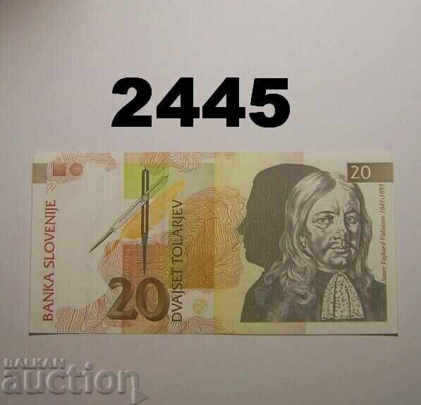 Slovenia 20 Tolarjev 1992