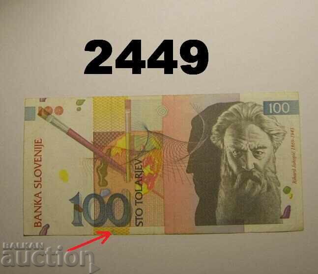Σλοβενία 100 τόλαρ 1992 Σλοβενία 100 τόλαρ 1992