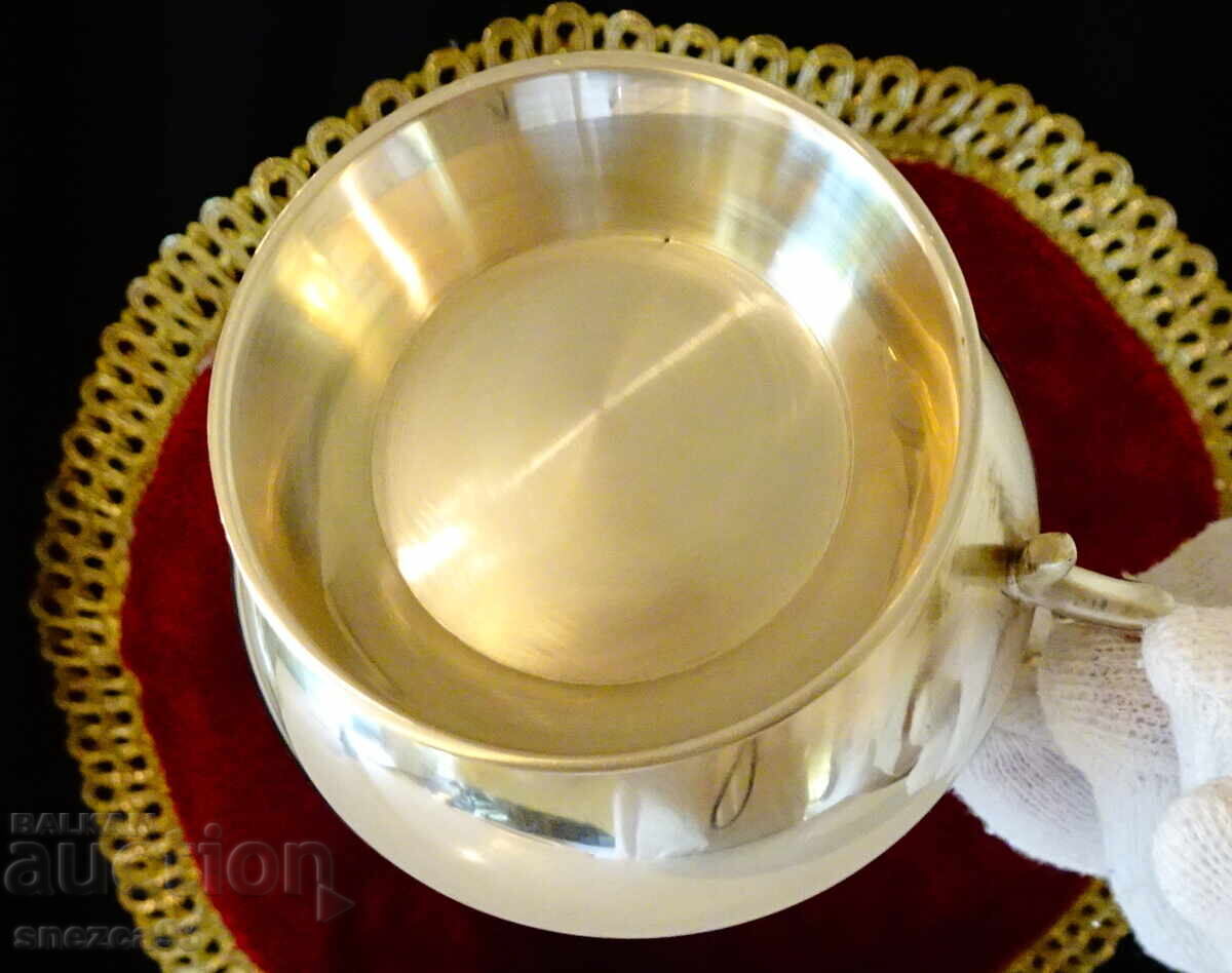 Λαμπερή μπρούτζινη κανάτα, κανατάκι, μπαρόκ - 6