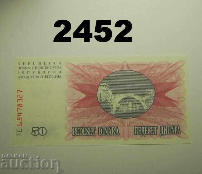 Bosna i Khertsegovina 50 dinara 1992