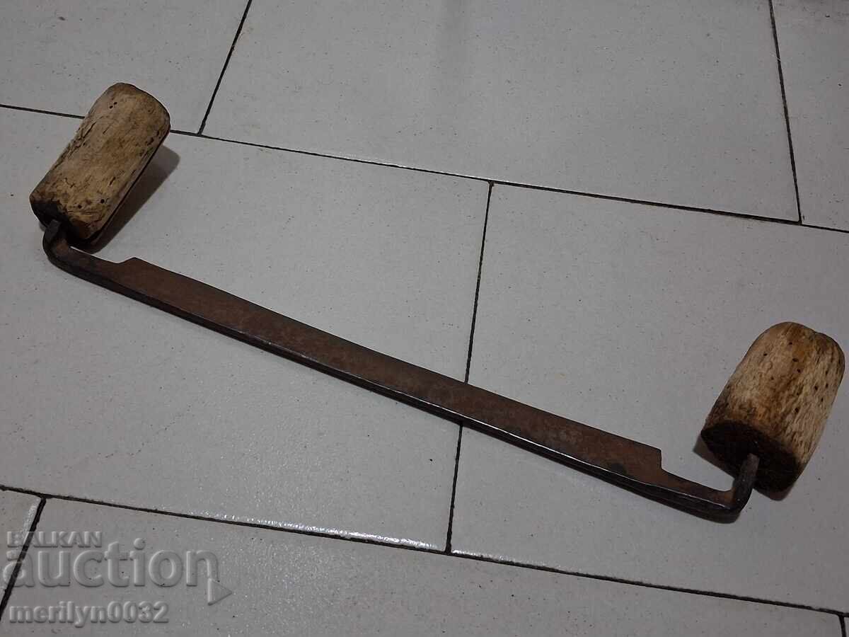Παλιό χειροποίητο εργαλείο από σφυρήλατο σίδερο - 6