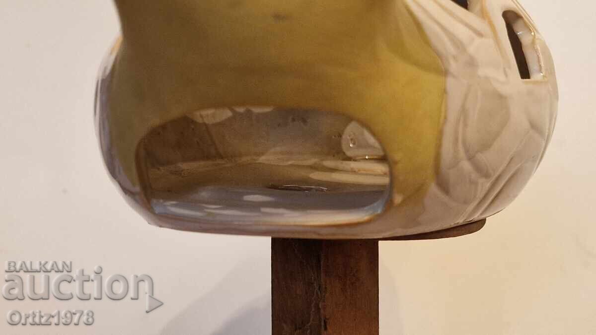 Delivery of Large vintage ceramic, 1970s - fish, candlestick