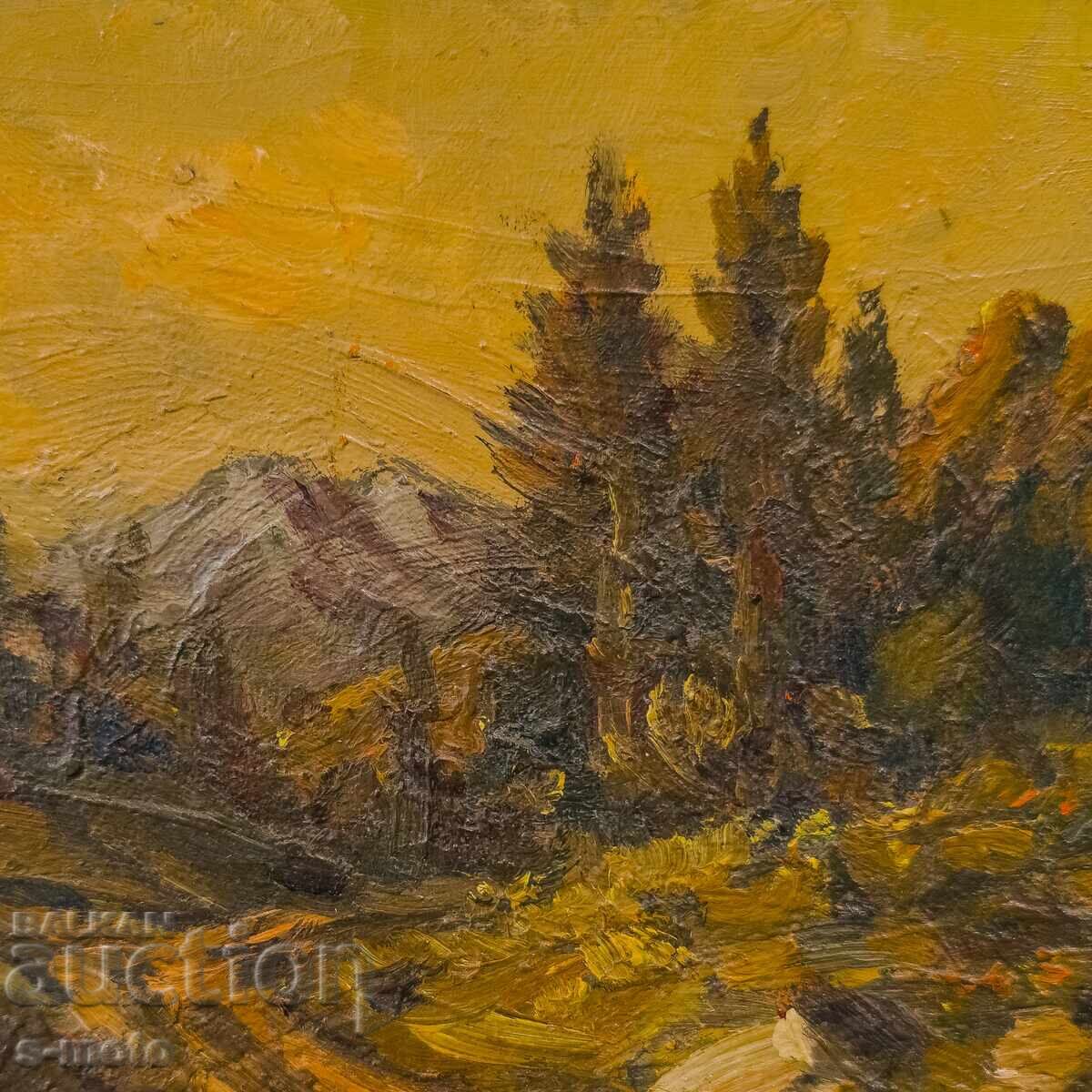 Δημοπρασία Έργο ζωγραφικής με λάδι, τοπίο