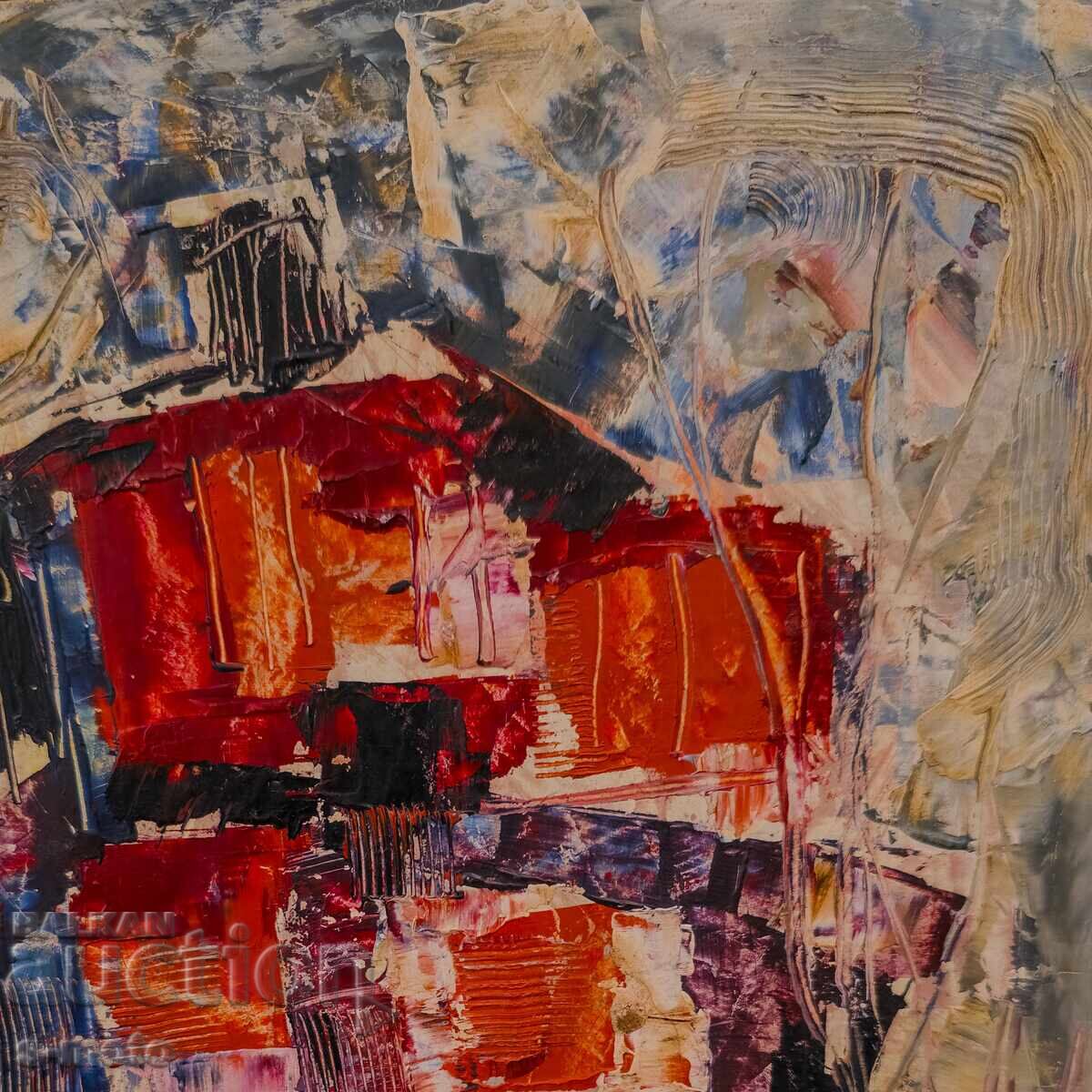 Ελαιογραφία αστικού τοπίου 1990 - 5