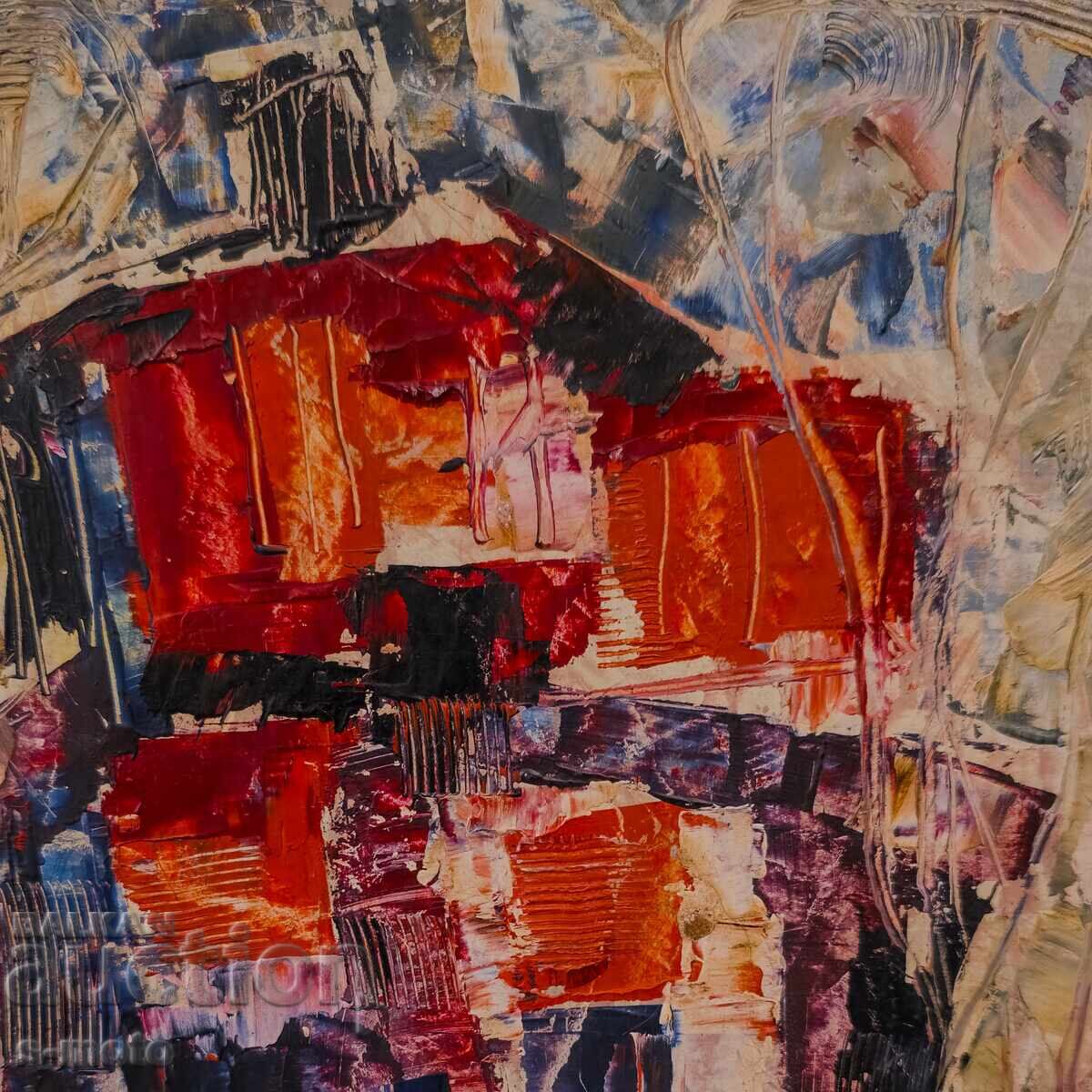 Ελαιογραφία αστικού τοπίου 1990 - 7