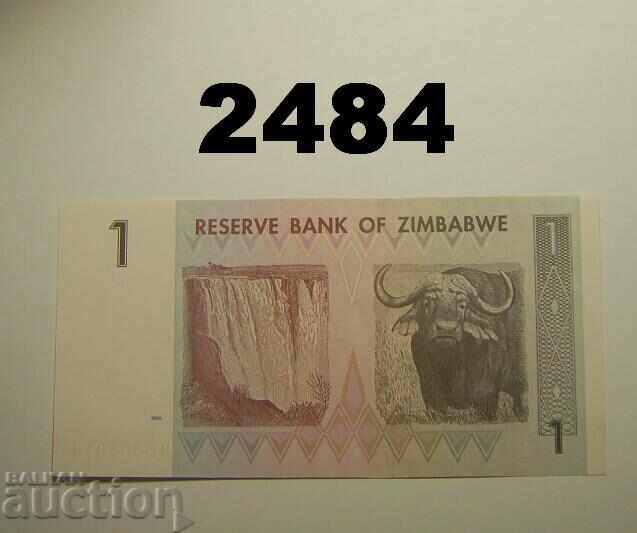 Zimbabwe 1 Dollar 2007 with price 3.50 BGN | € 1.79