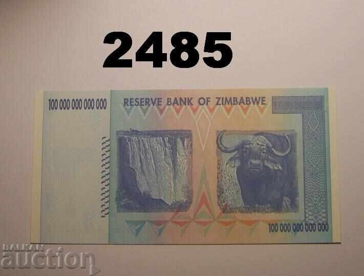 Zimbabwe 100,000,000,000,000 Dollar 2008 with price 80.00 BGN | € 40.90