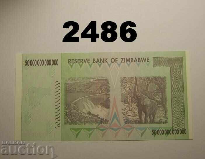 Zimbabwe 50.000.000.000.000 dolari 2008 cu preț 40.00 BGN | € 20.45