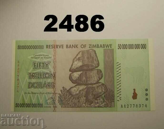 Zimbabwe 50.000.000.000.000 dolari 2008