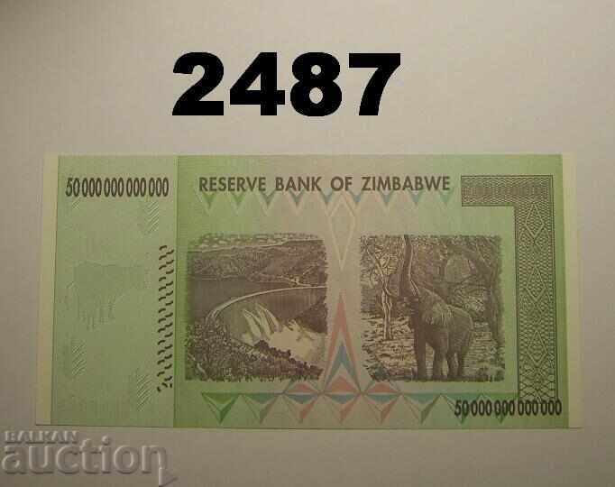Зимбабве 50.000.000.000.000 долара 2008 с цена 40.00 лв. | € 20.45