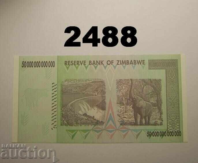 Zimbabwe 50,000,000,000,000 Dollar 2008 with price 40.00 BGN | € 20.45