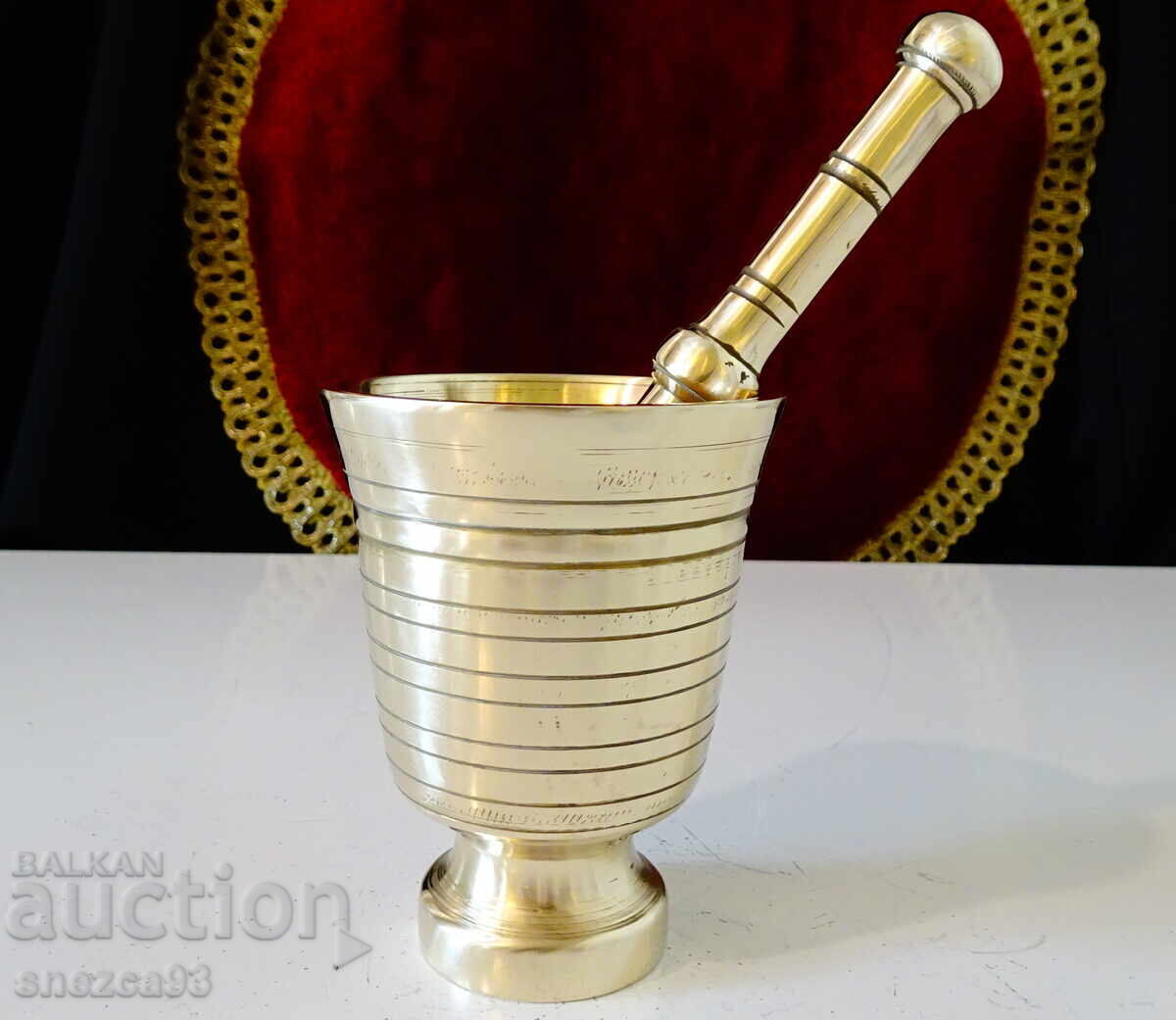 Бронзов хаван,хаванче с чукало. - 6